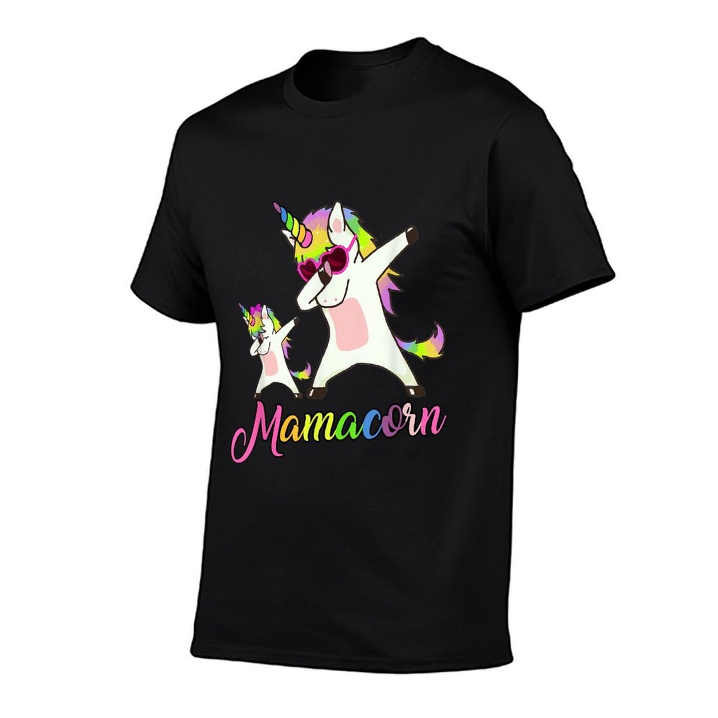 Mamacorn Funny Unicorn Mommy Unicorn Girl And Mother Stretchy T-Shirt