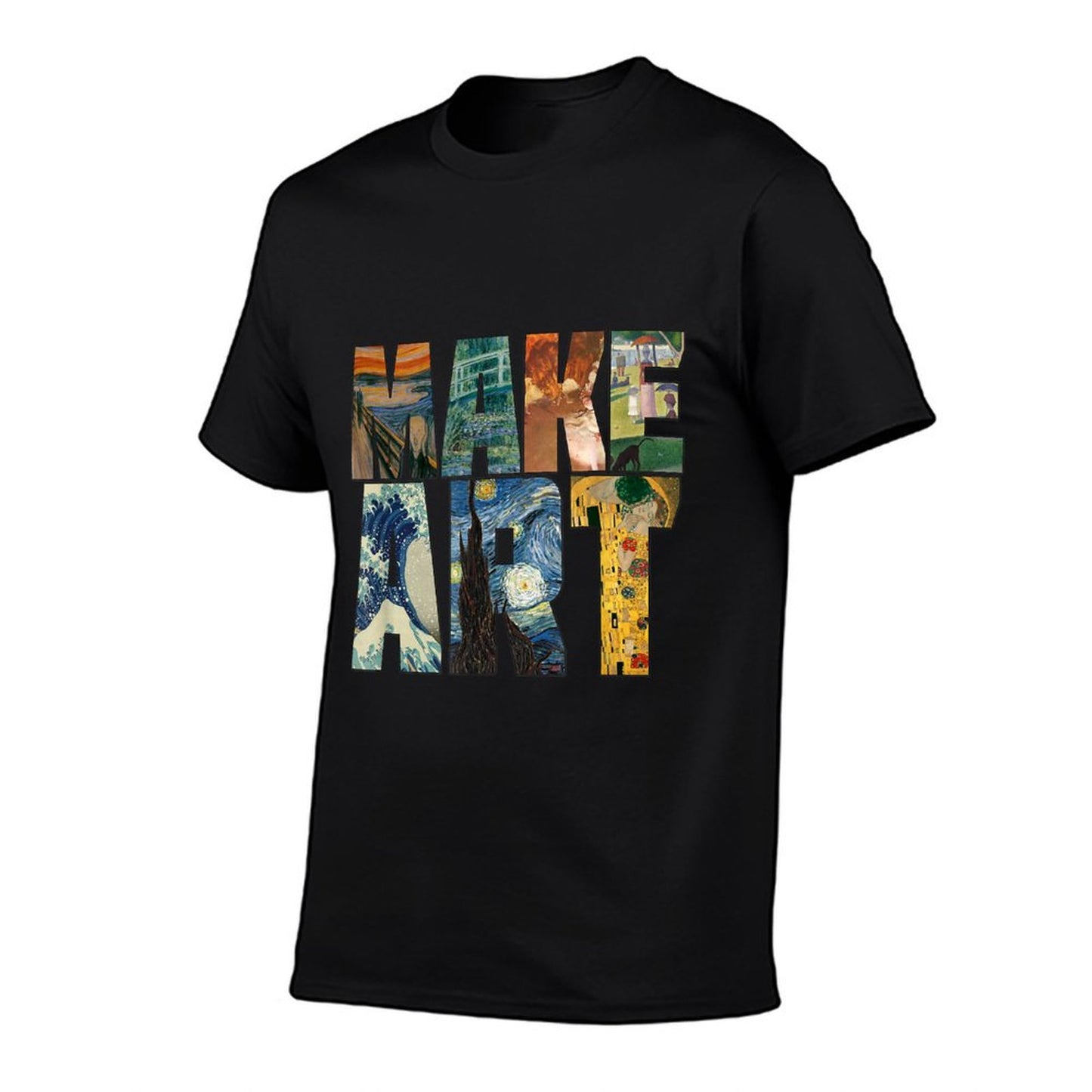 MAKE ART Funny Artist Artistic Humor Painting Cool T-shirt Durable T-Shirt