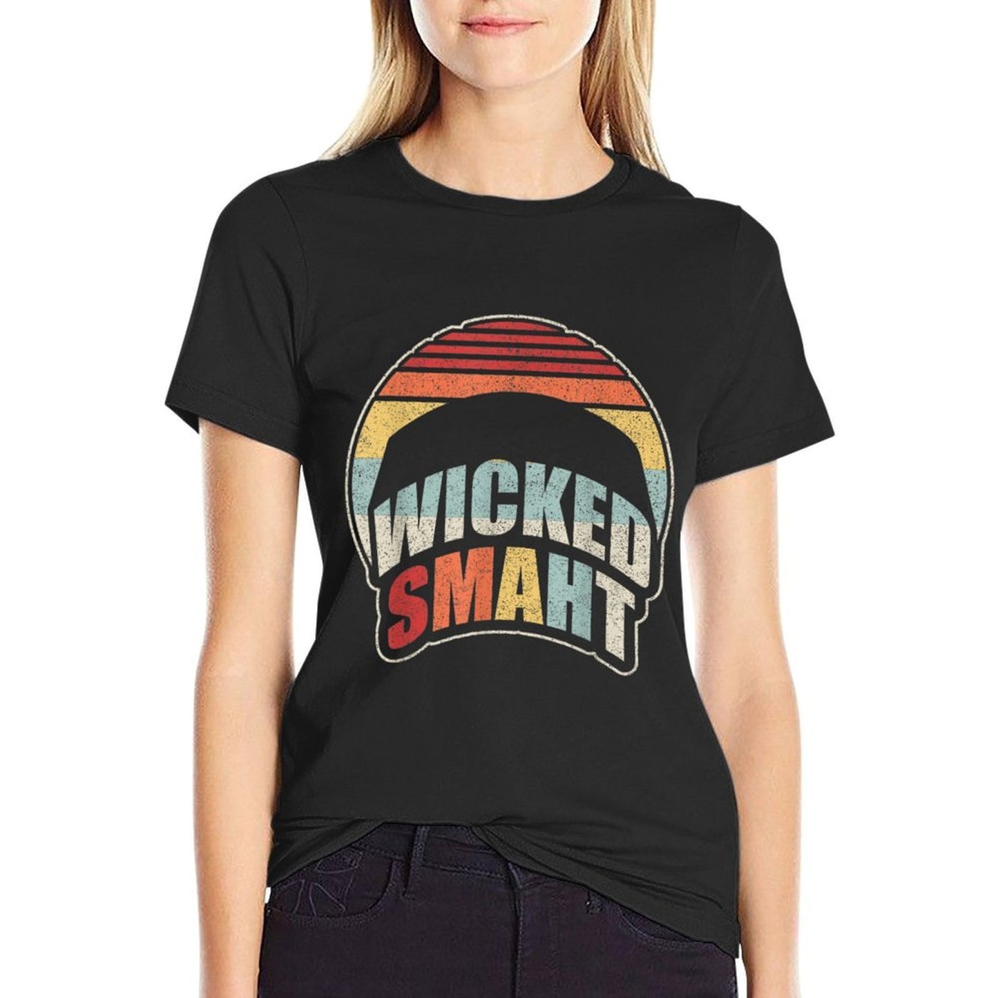 Vintage Retro Wicked Smaht Trendy Pattern T-Shirt