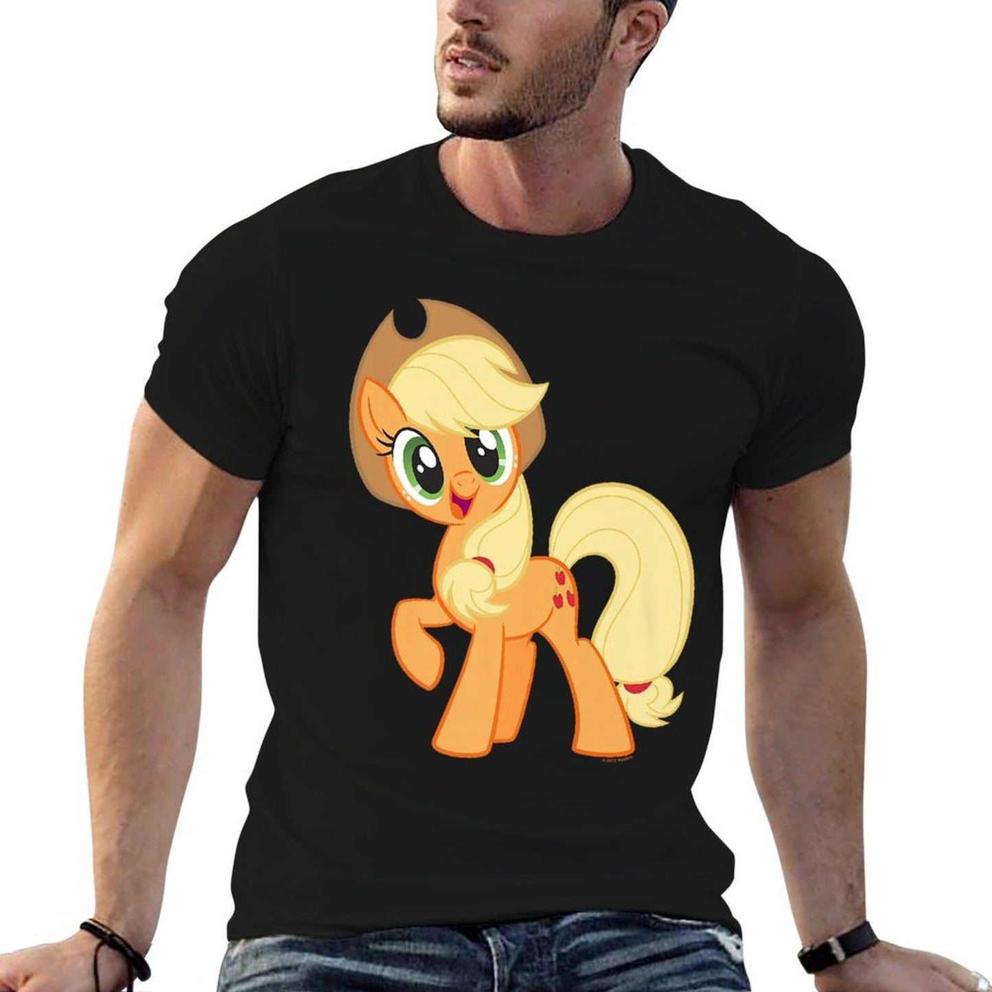My Little Pony Friendship Is Magic Big Applejack Portrait Premium Moisture-wicking T-Shirt