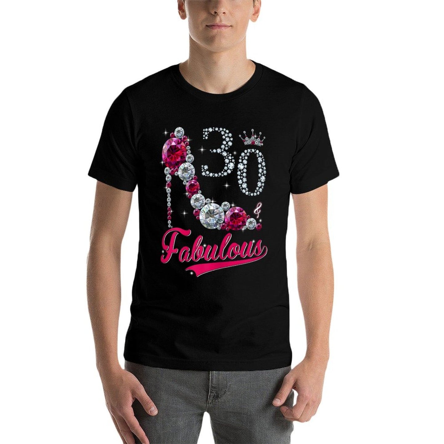 Womens Mom Womens Gifts 30 Years Old And Fabulous 30th Birthday Slim-fit Cut T-Shirt