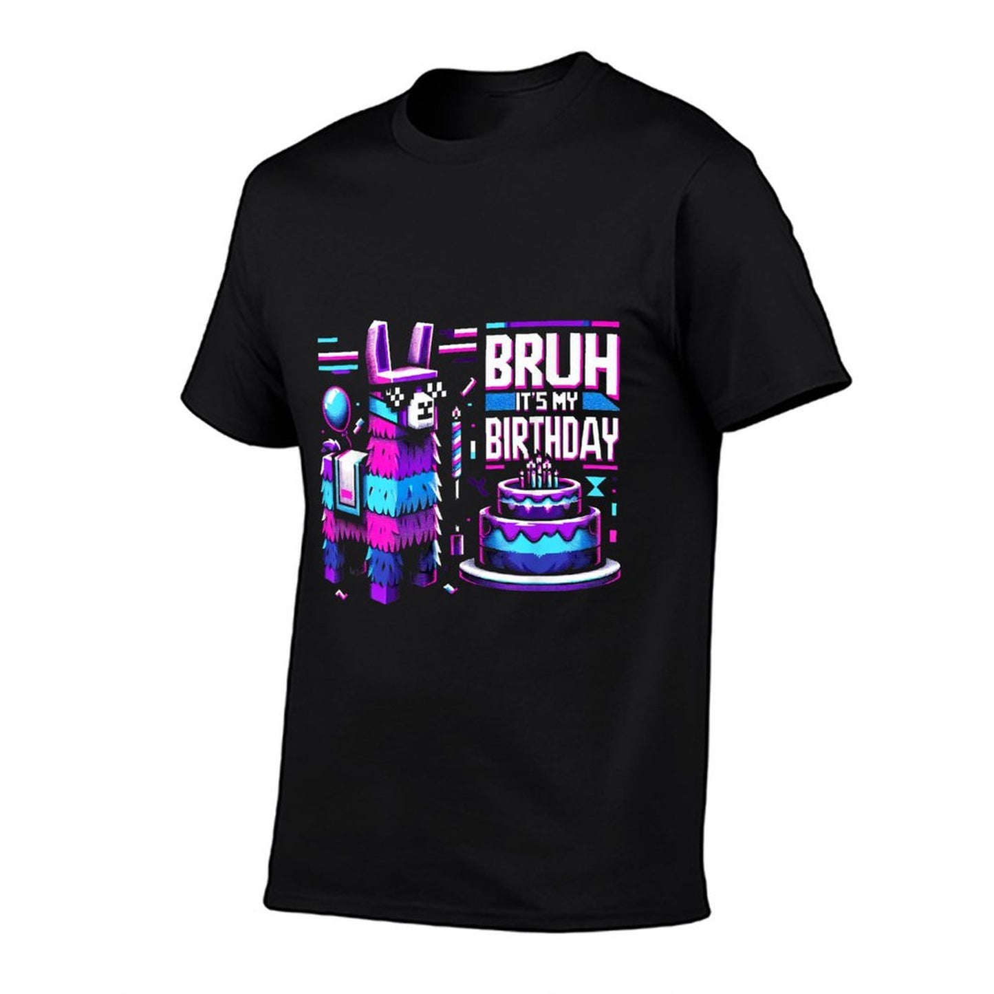 Bruh Its My Birthday Llama Pinata Boy Girl Family Party Bday Lightweight T-Shirt