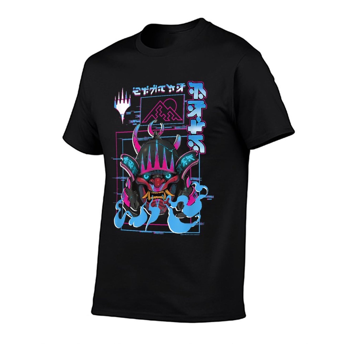 Magic The Gathering Kamigawa Neon Samurai Poster Versatile T-Shirt