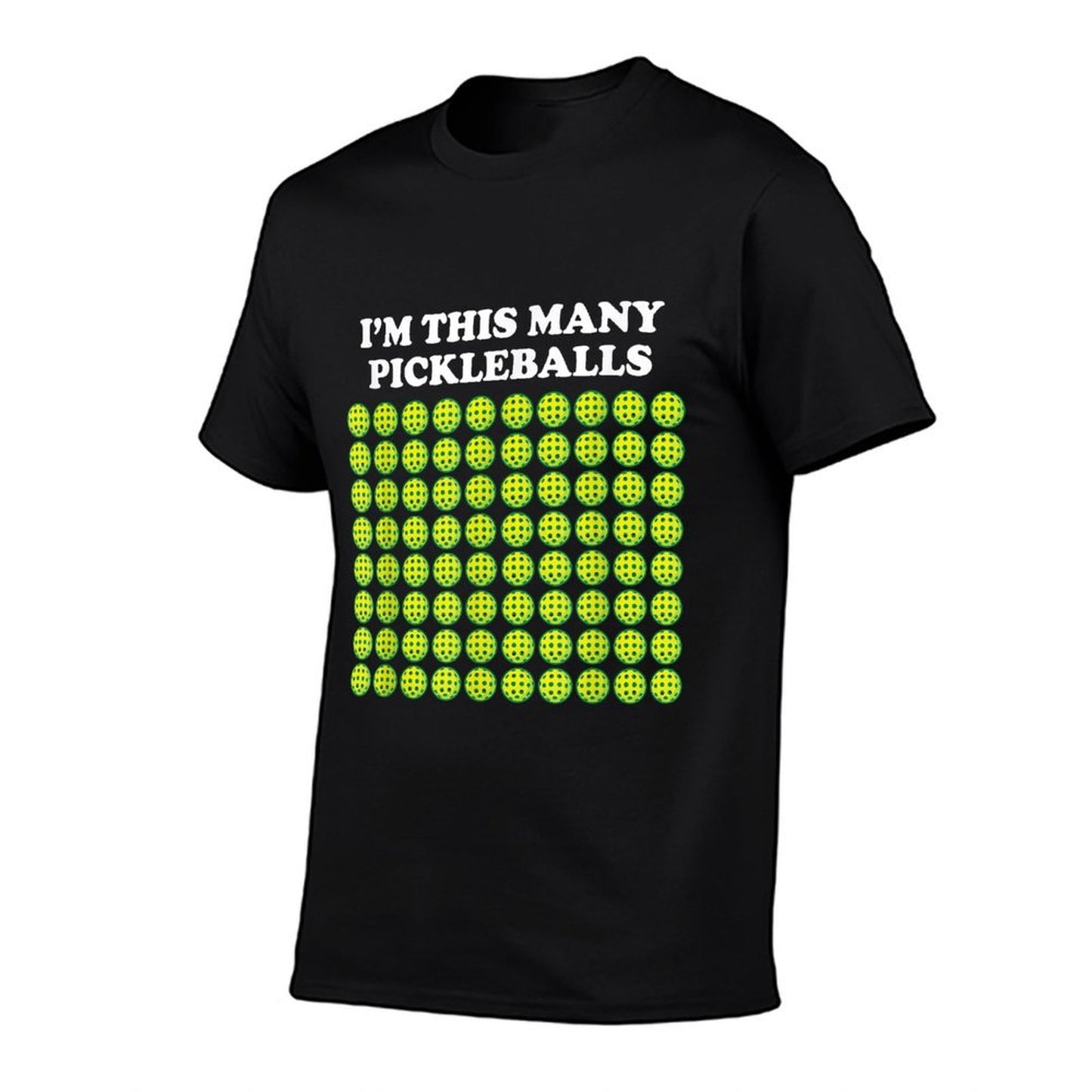 I'm This Many Pickleballs Paddleball Lover 80th Birthday Odor-resistant T-Shirt