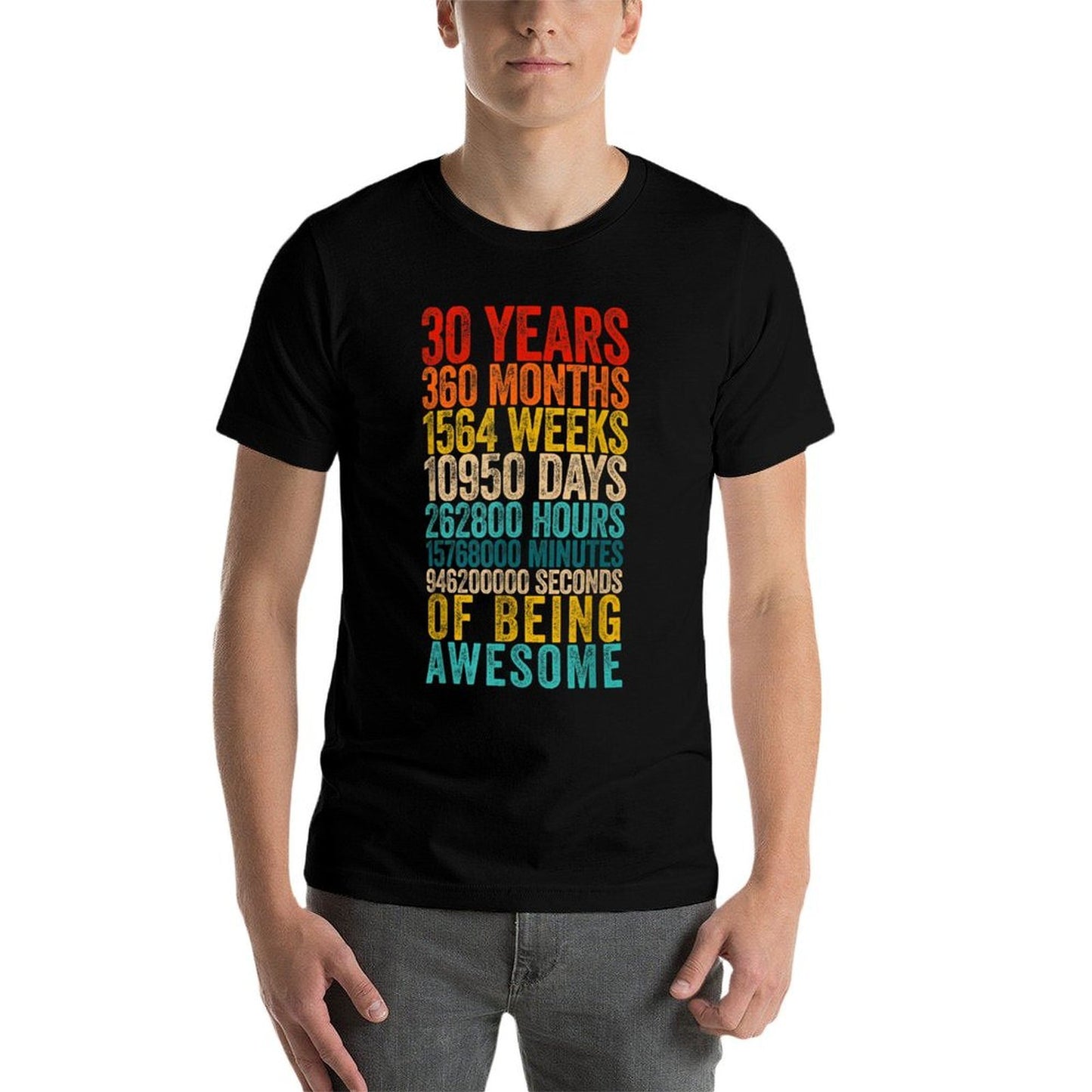 Funny 30th Birthday Old Meter Funny 30 Year Old Gifts Easy-care T-Shirt