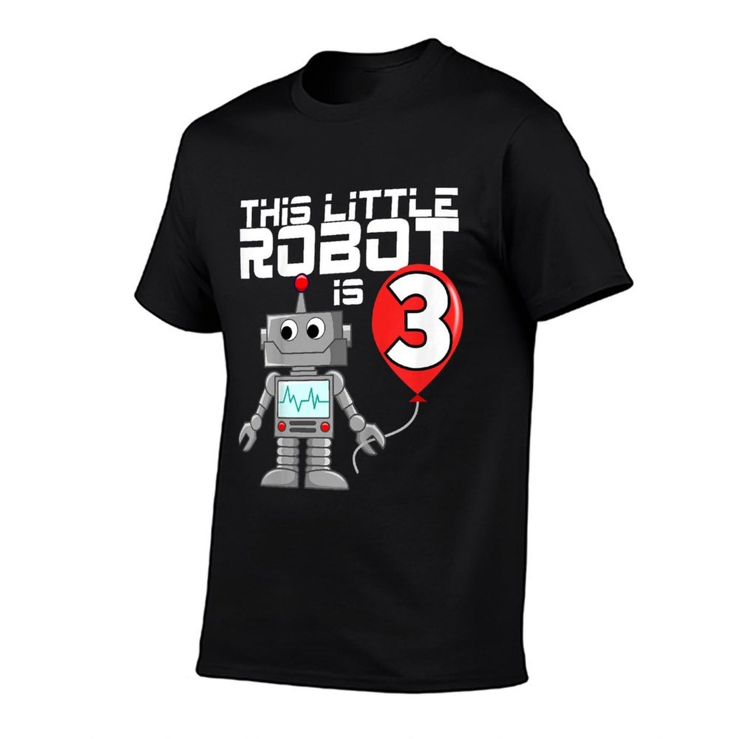 Kids 3 Year Old Robot Birthday Robots Science Robotics 3rd Gift Classic T-Shirt