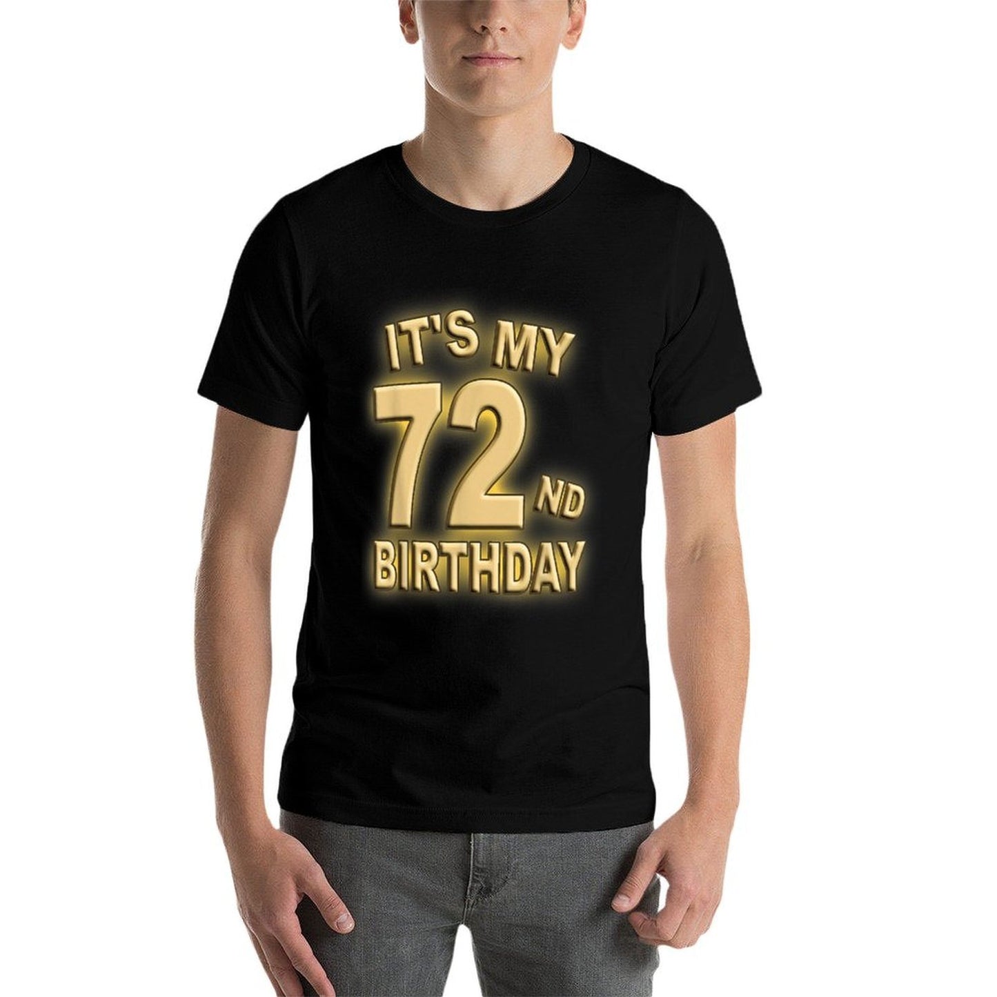 Funny Its My 72nd Birthday Happy 72 Year Old Birthday Party Summer-ready Fabric T-Shirt