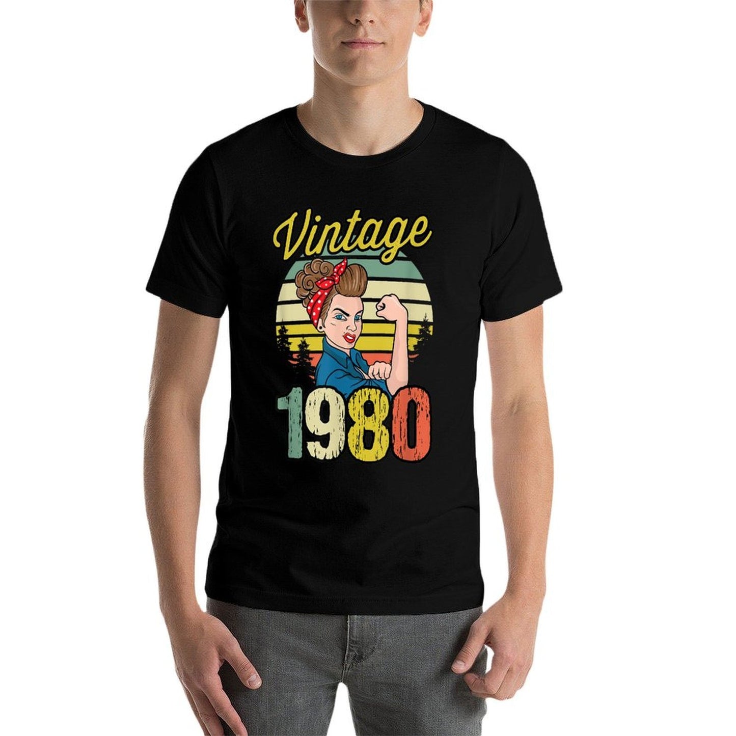 40thbirthdaygifts Vintage Since September 1980 40th Birthday Tagless Design T-Shirt