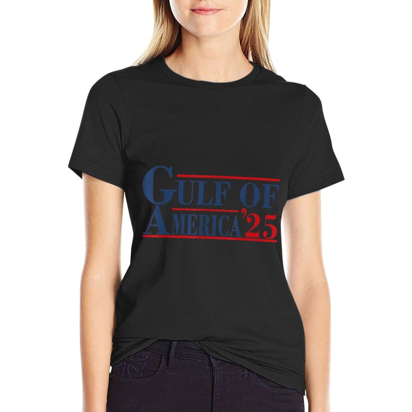 Gulf Of USA America Est 2025 USA American Flag Gulf Mexico Odor-resistant T-Shirt