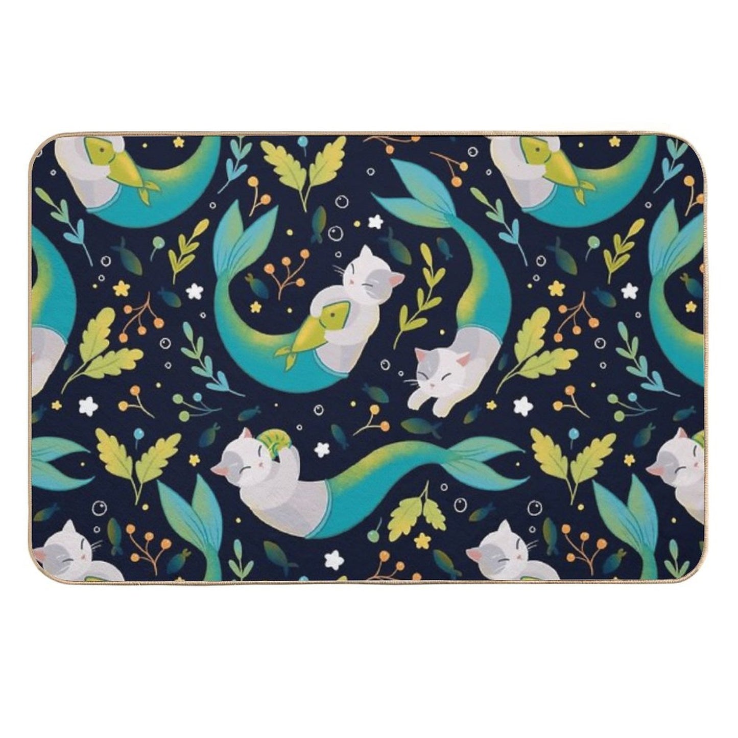 Merkitties - Pattern Version High-Traffic Bath Mat