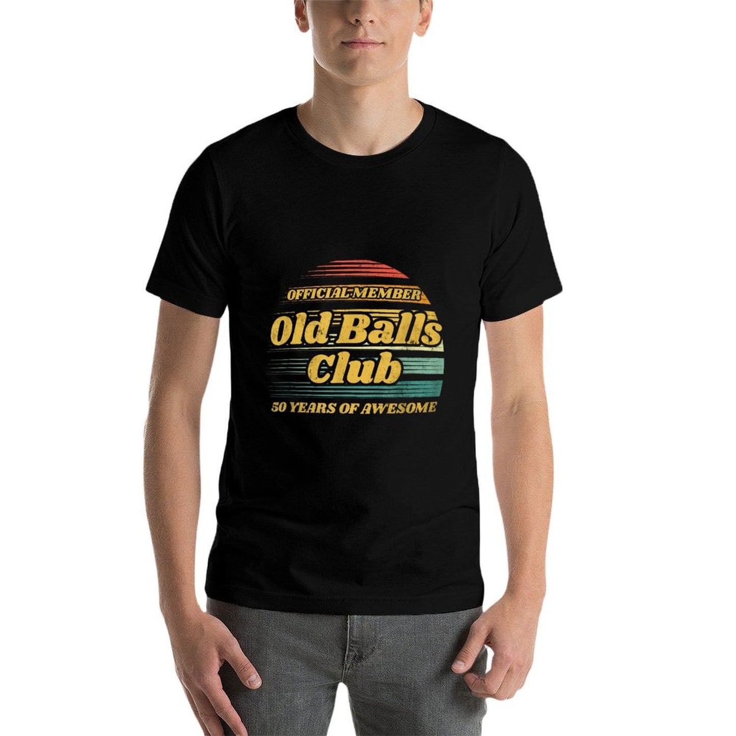 Old Balls Club 50 Years of Awesome Funny 50th Birthday Gag Versatile T-Shirt
