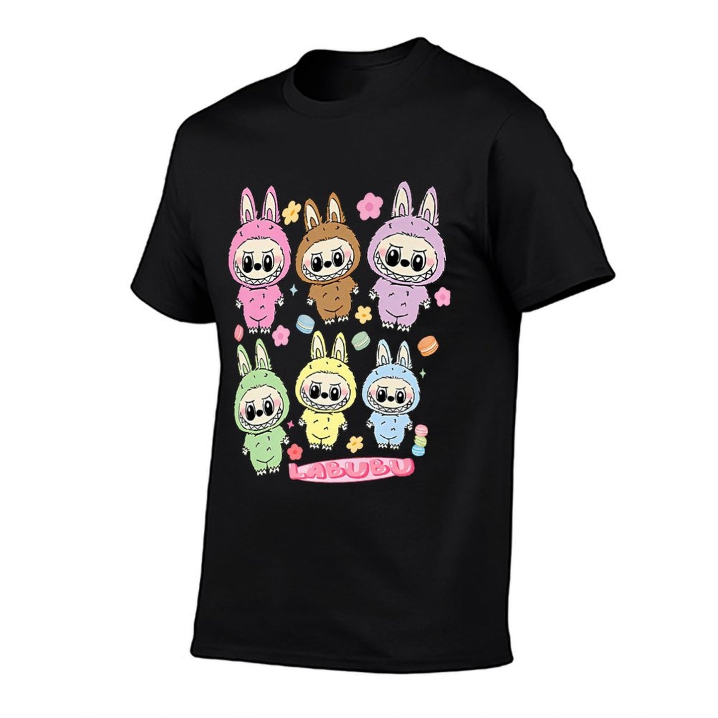 Funny Labubu Lover Cute Labubu The Monsters Women Premium Heathered Texture T-Shirt