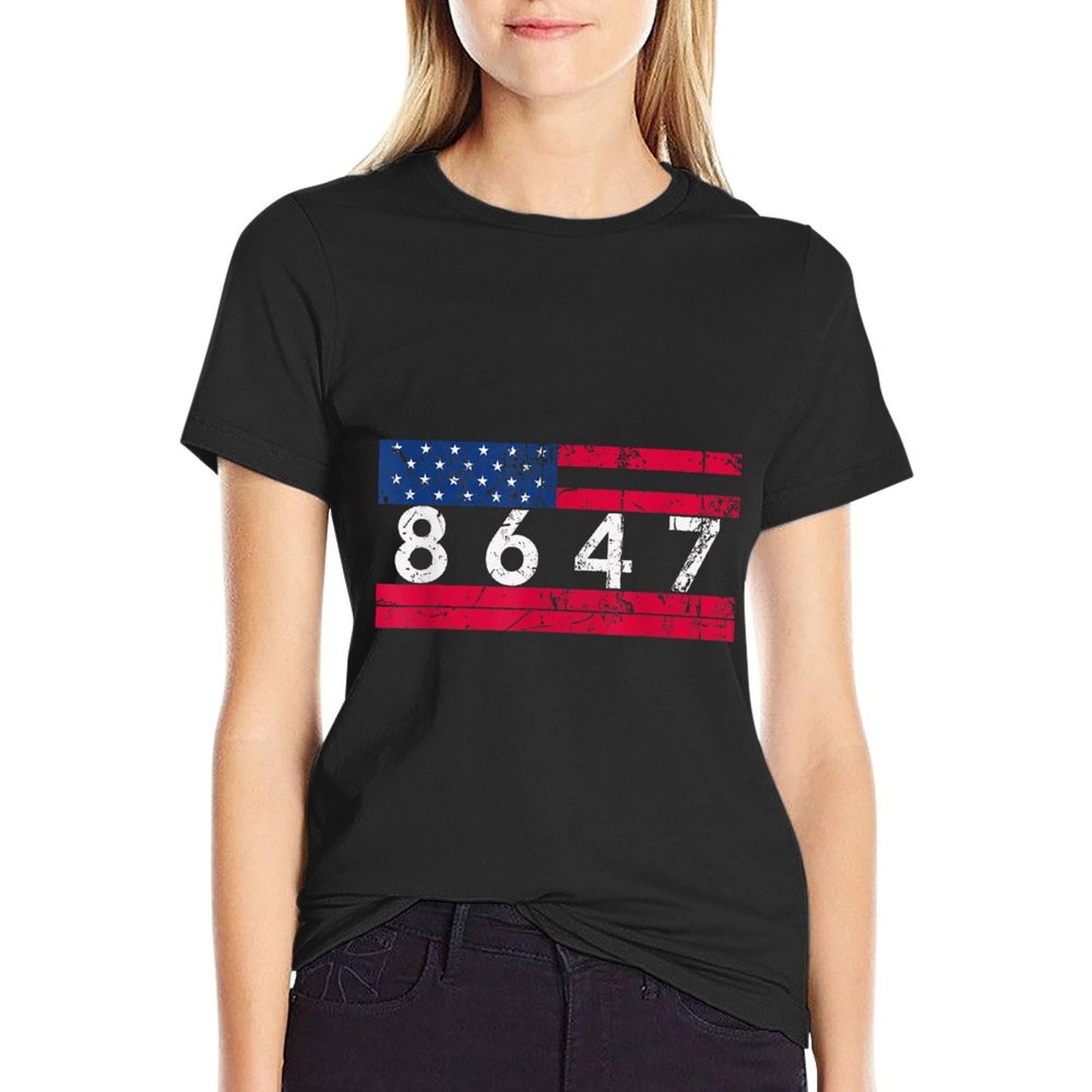 Anti Trump Impeach 47 8647 86 47 47th President US Durable T-Shirt