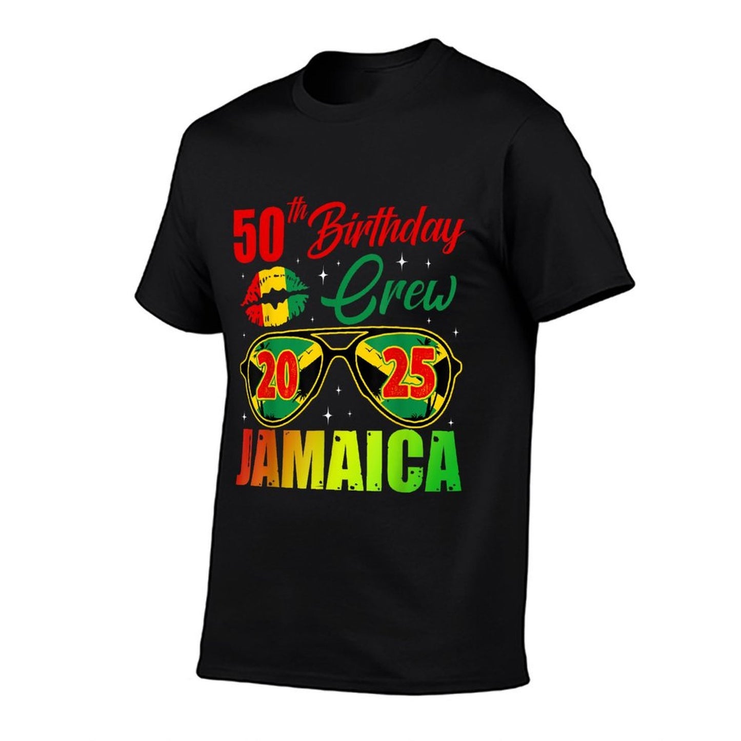 50th Birthday Crew Jamaica Party 2025 Birthday Trip Quick-drying T-Shirt