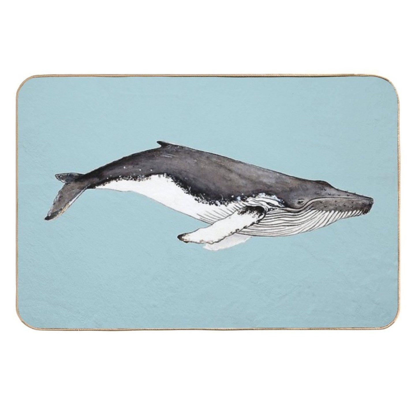 Humpback Whale (Megaptera Novaeangliae) Multi-Purpose Bath Mat