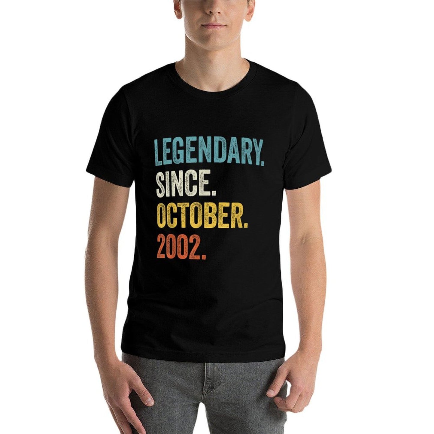 21 Years Old Legendary Since October 2002 21st Birthday Soft T-Shirt