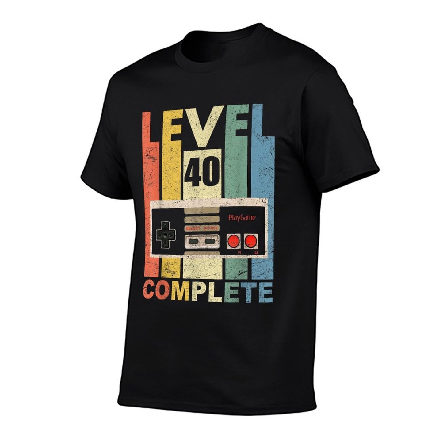 Level 40 Complete Men 40th Birthday Gift Stretchy T-Shirt