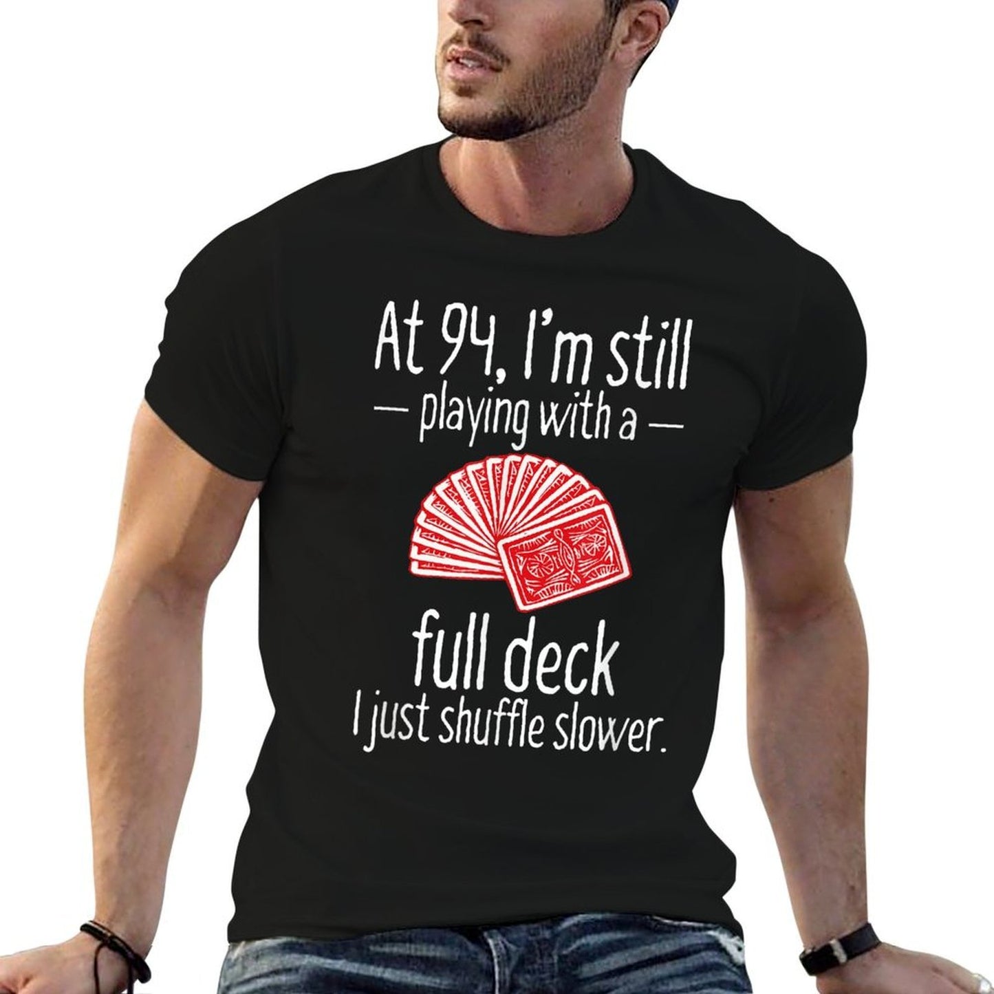Funny 94th Birthday Gift 94 Year Old Cards Stretchy T-Shirt