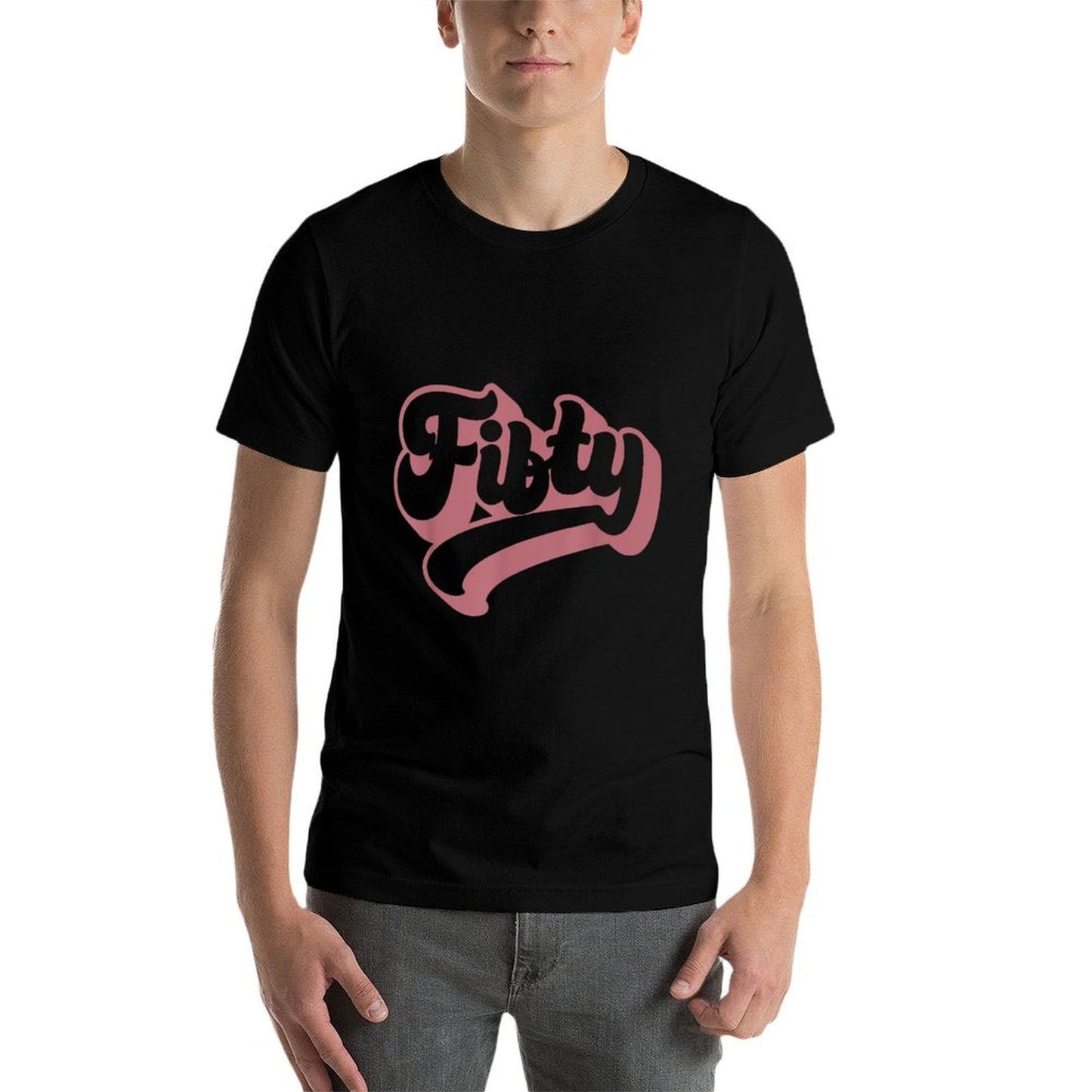 Fifty, 50 Years Old For Women For Her 50th Birthday Breathable T-Shirt