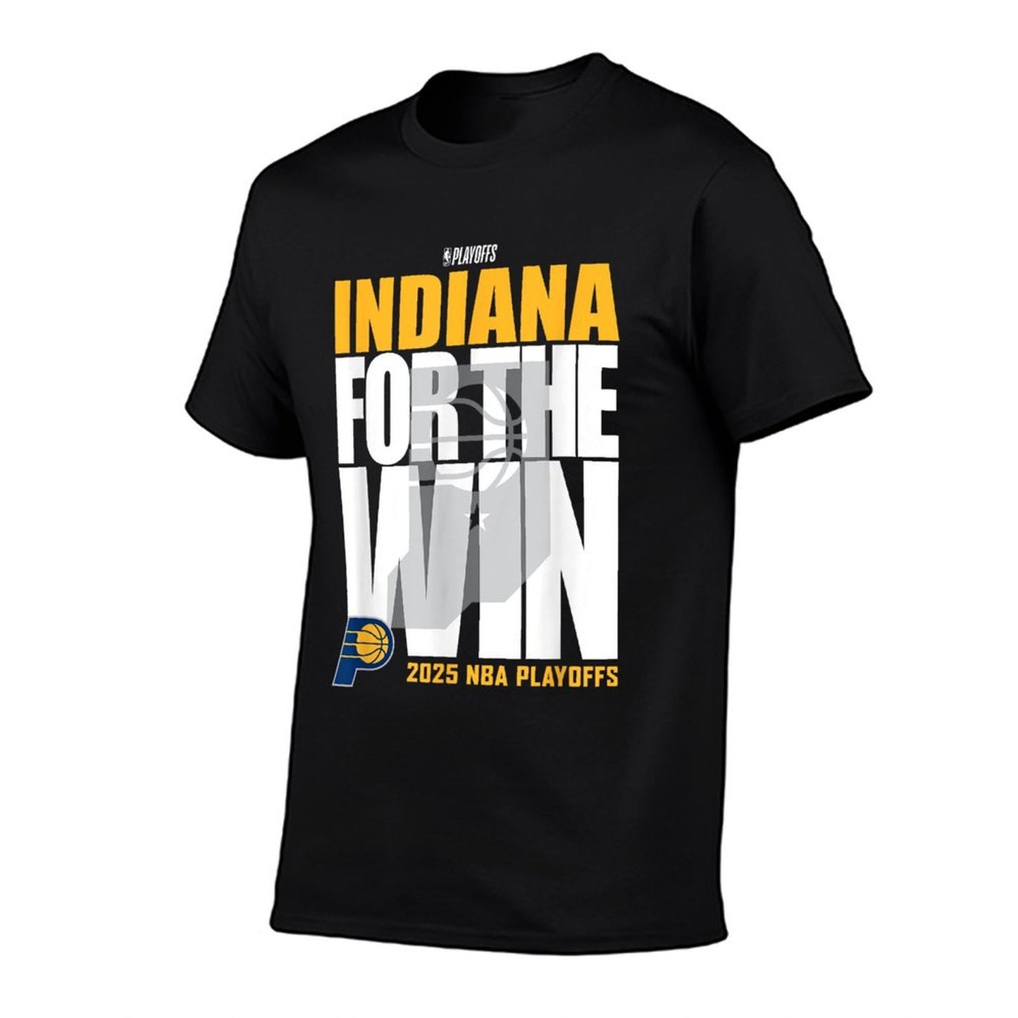 NBA Official Indiana Pacers For The Win 2025 Playoffs Trendy Pattern T-Shirt