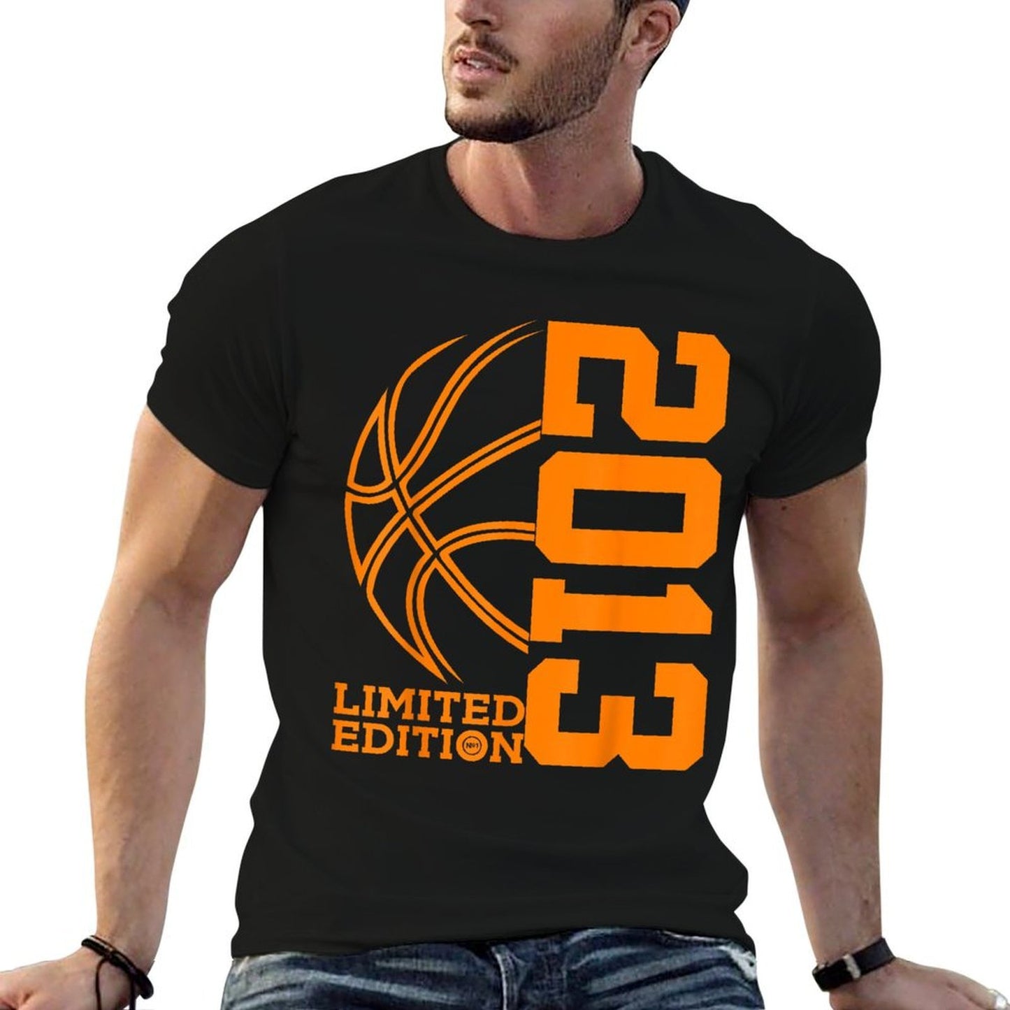 12th BIRTHDAY BASKETBALL LIMITED EDITION 2013 High-quality Stitching T-Shirt