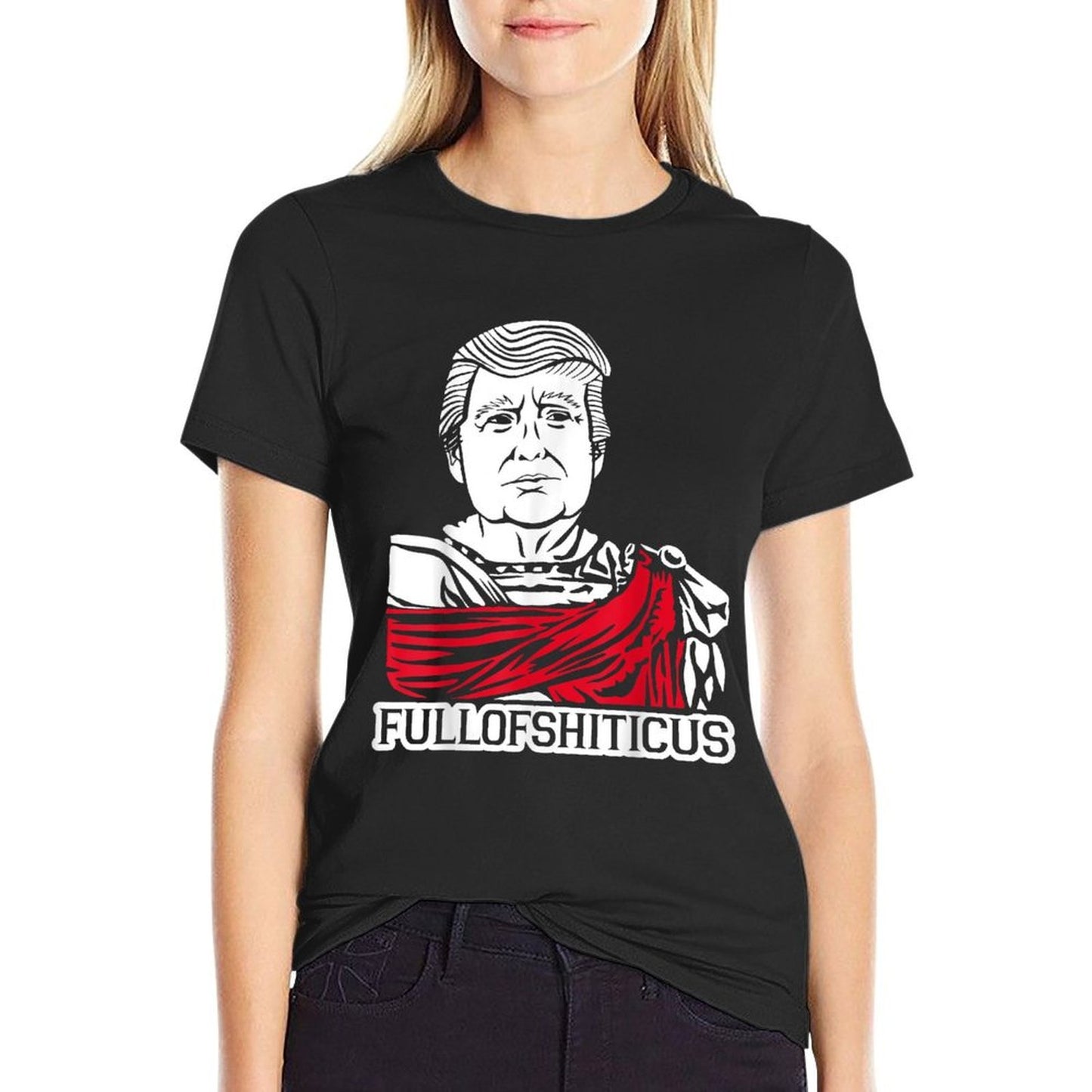 Funny Anti Trump T - Fullofshiticus Vintage-inspired T-Shirt