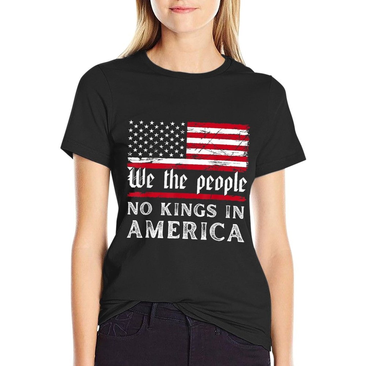 No Kings In America We The People Versatile T-Shirt