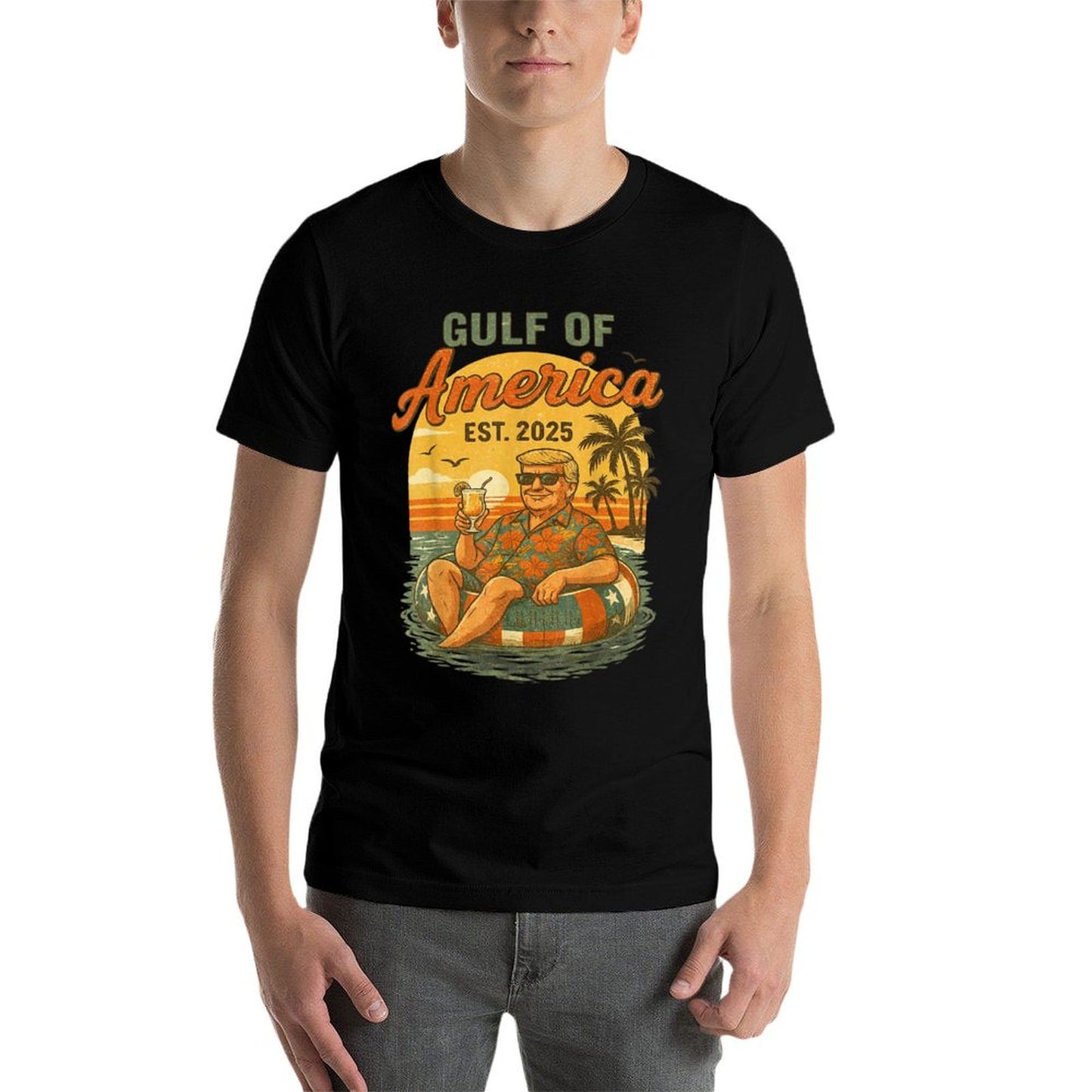 Funny Trump Gulf Of Us America 2025 Trump Merchandise Affordable Price T-Shirt