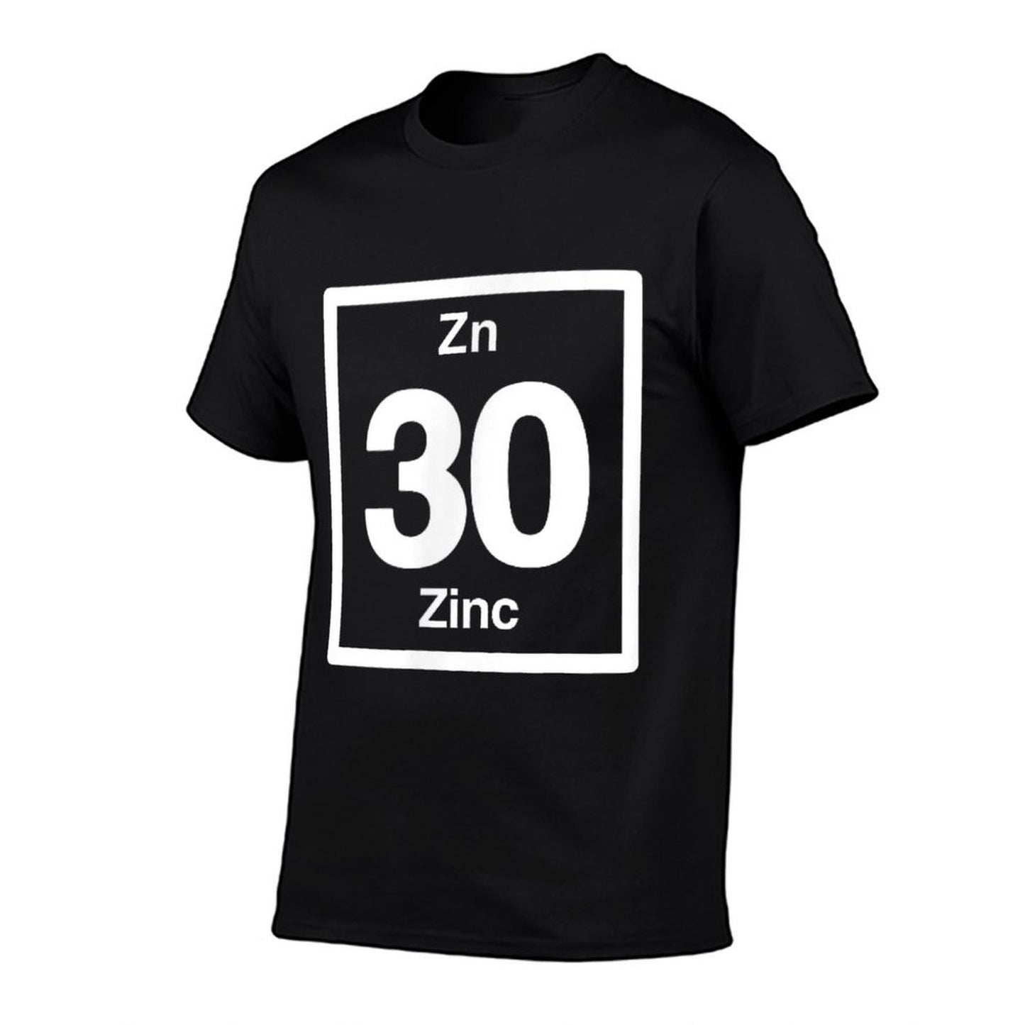 Zinc Zn, Periodic Table Elements, 30th Birthday Science Versatile T-Shirt