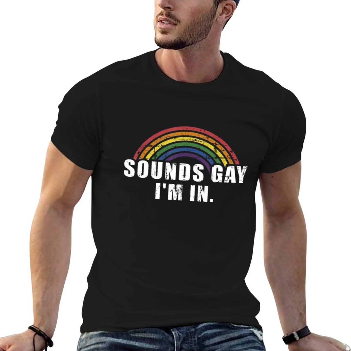 Funny Sounds Gay I'm in - LGBT Pride Soft T-Shirt