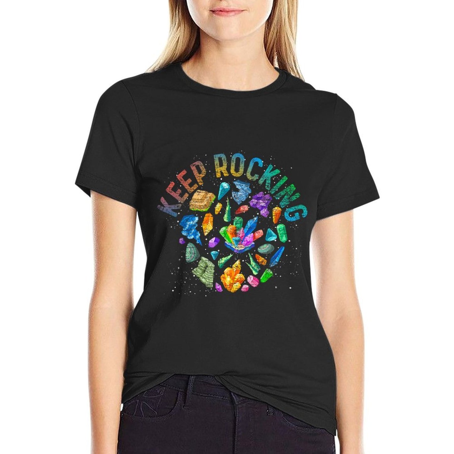 Colorful Rock Collector Earth Scientist Gift Funny Geology Odor-resistant T-Shirt