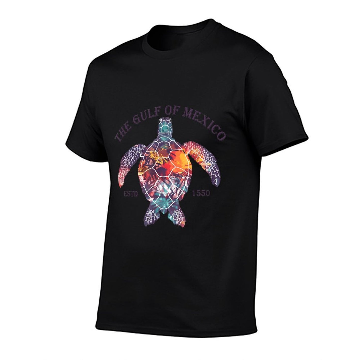 Gulf of Mexico Turtle Vintage Funny Trendy Pattern T-Shirt