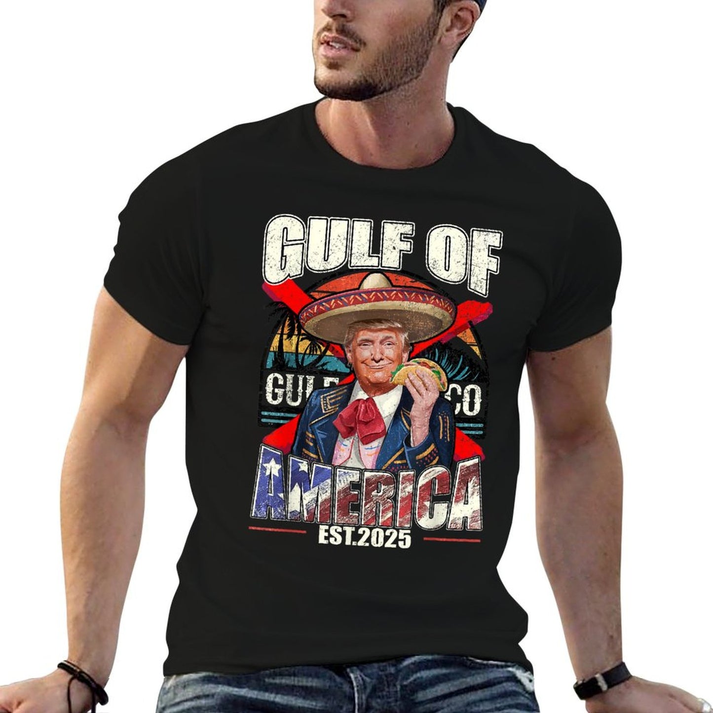 Funny Trump Gulf Of Us America 2025 Trump Merchandise Soft T-Shirt