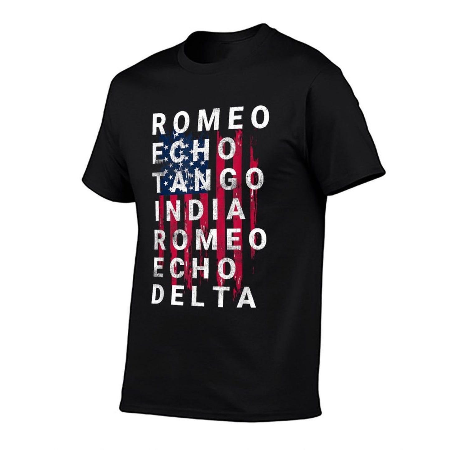 US Army Retired T Phonetic Military Alphabet Gift Relaxed-fit T-Shirt