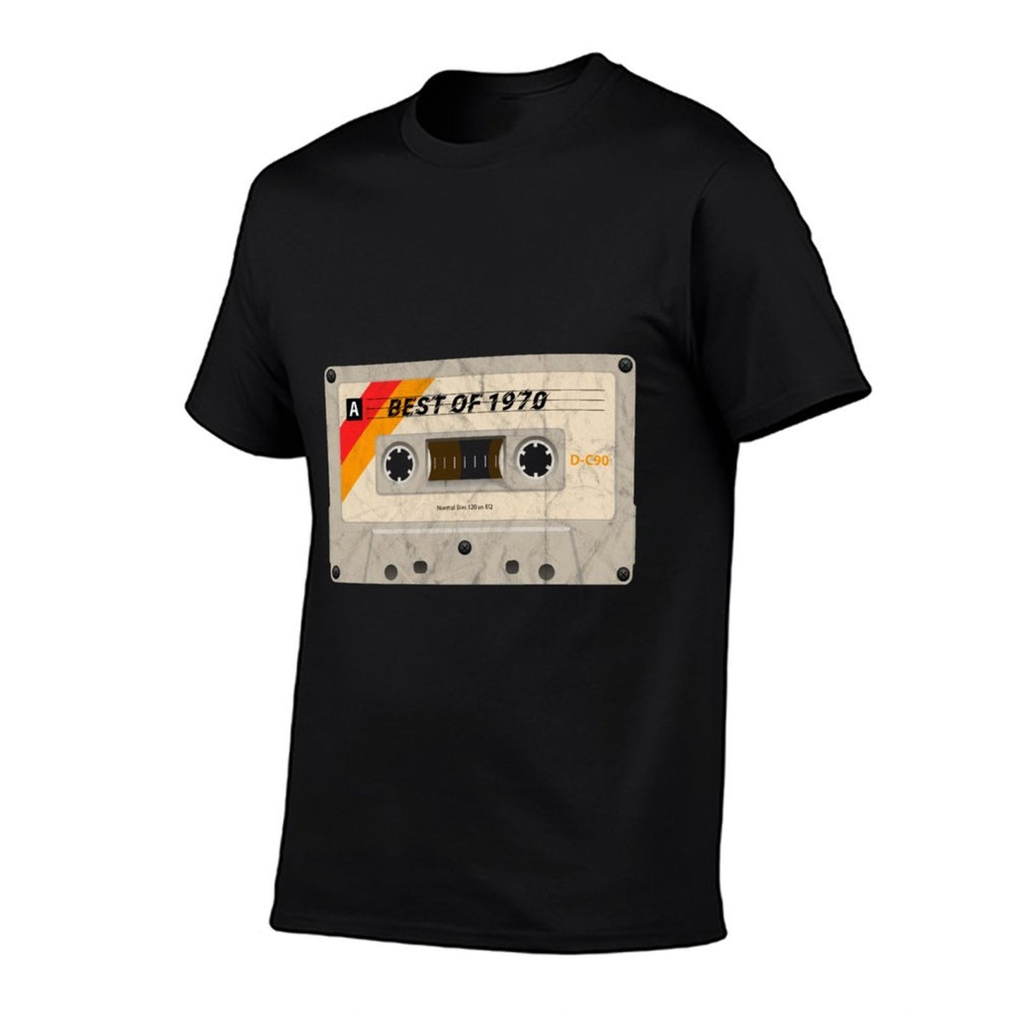 50th Birthdays - Best of 1970 Cassette Tape Nostalgia Cotton T-Shirt