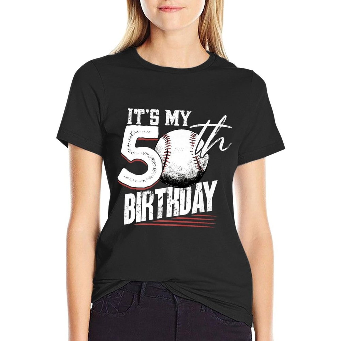 50 Years Old Vintage Baseball 50th Birthday Premium Vintage-inspired T-Shirt