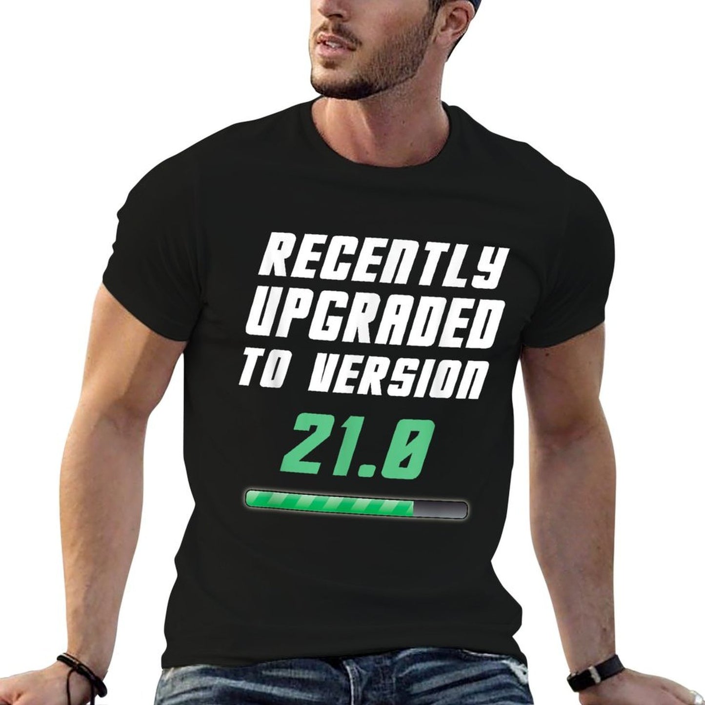 21st Birthday Geek Version 21.0 Bday Gift Vintage-inspired T-Shirt