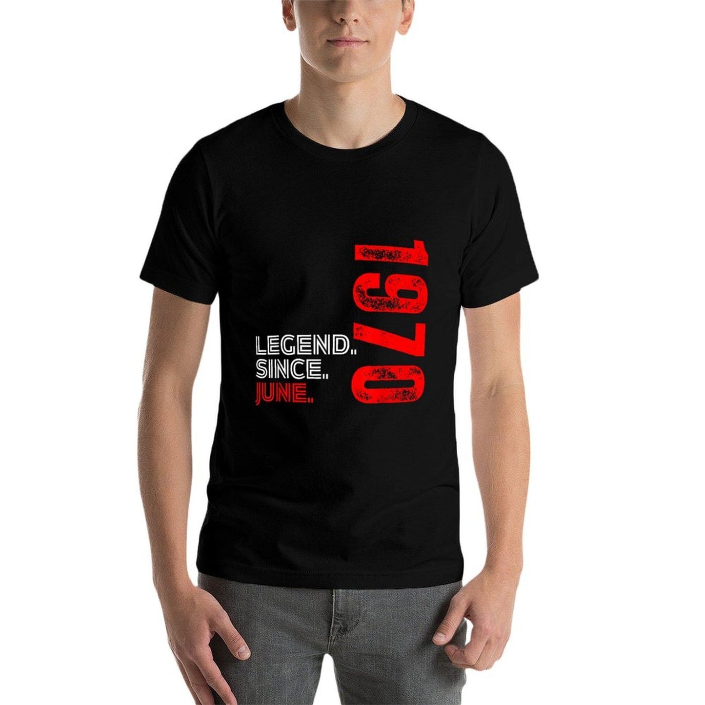 Born In June 1970 Vintage Birthday Legend Since June 1970 Breathable T-Shirt