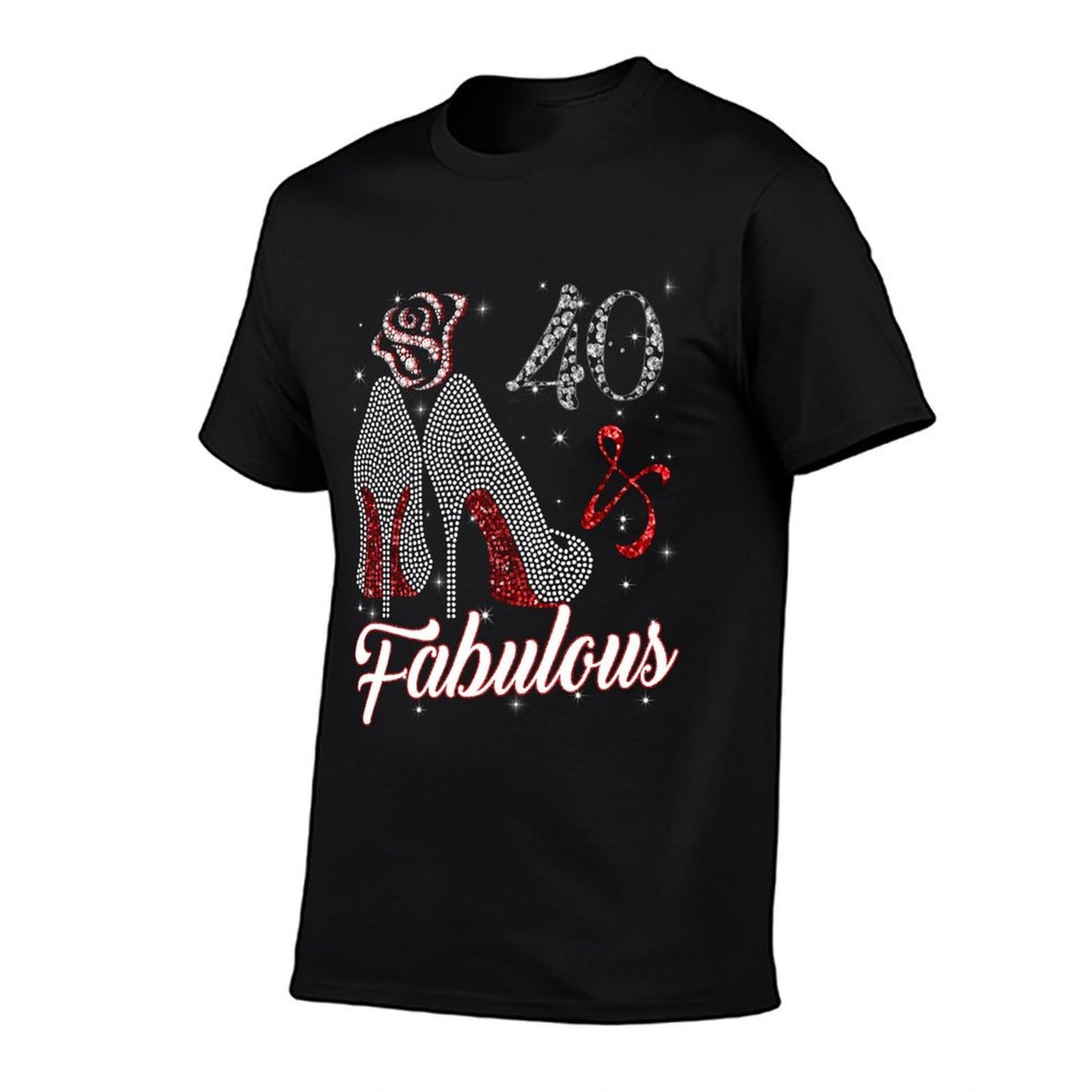 40 And & Fabulous 1981 40Th Birthday Gift For Womens Oversized Silhouette T-Shirt