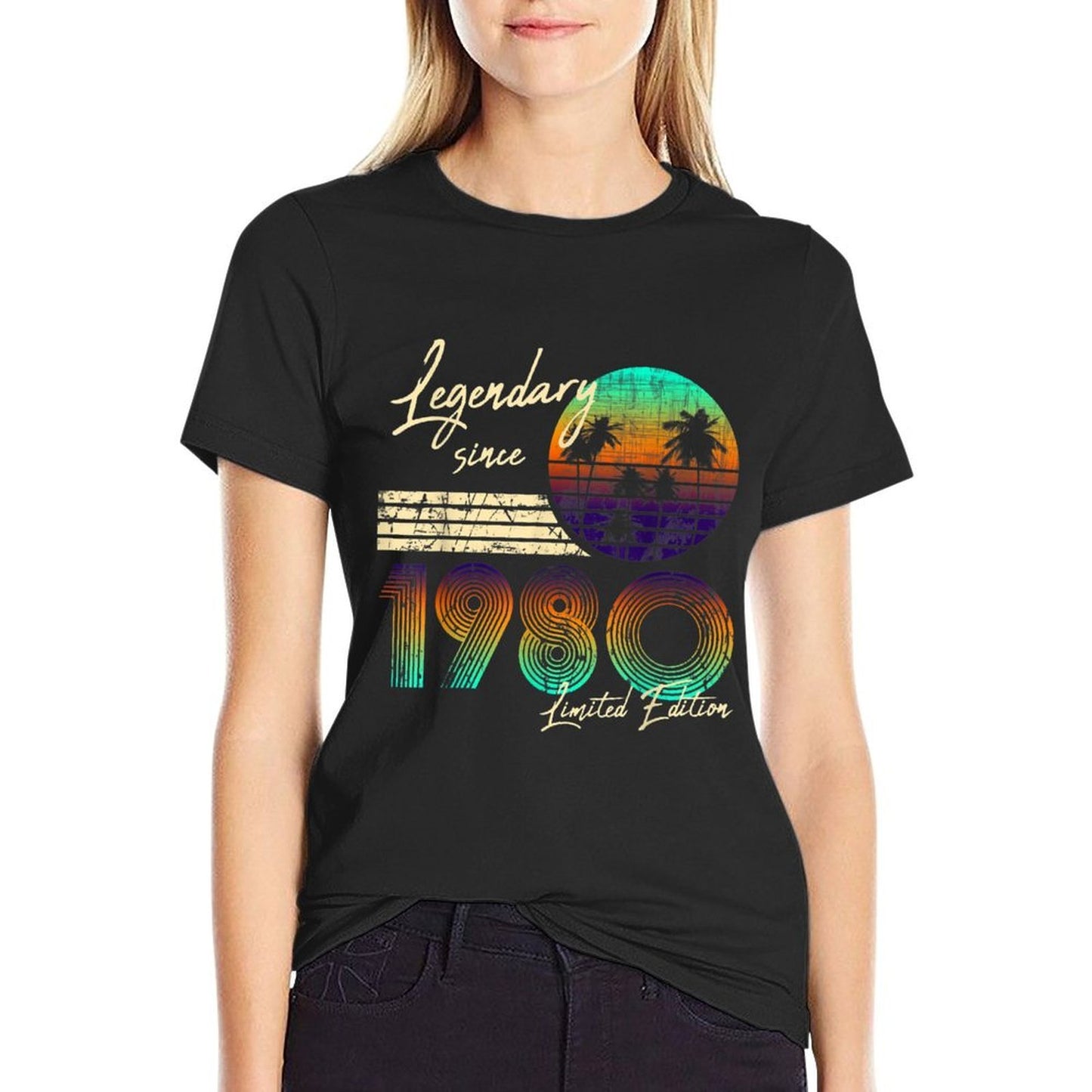 40Thbirthdaygifts Vintage Since October 1980 40Th Birthday Moisture-wicking T-Shirt