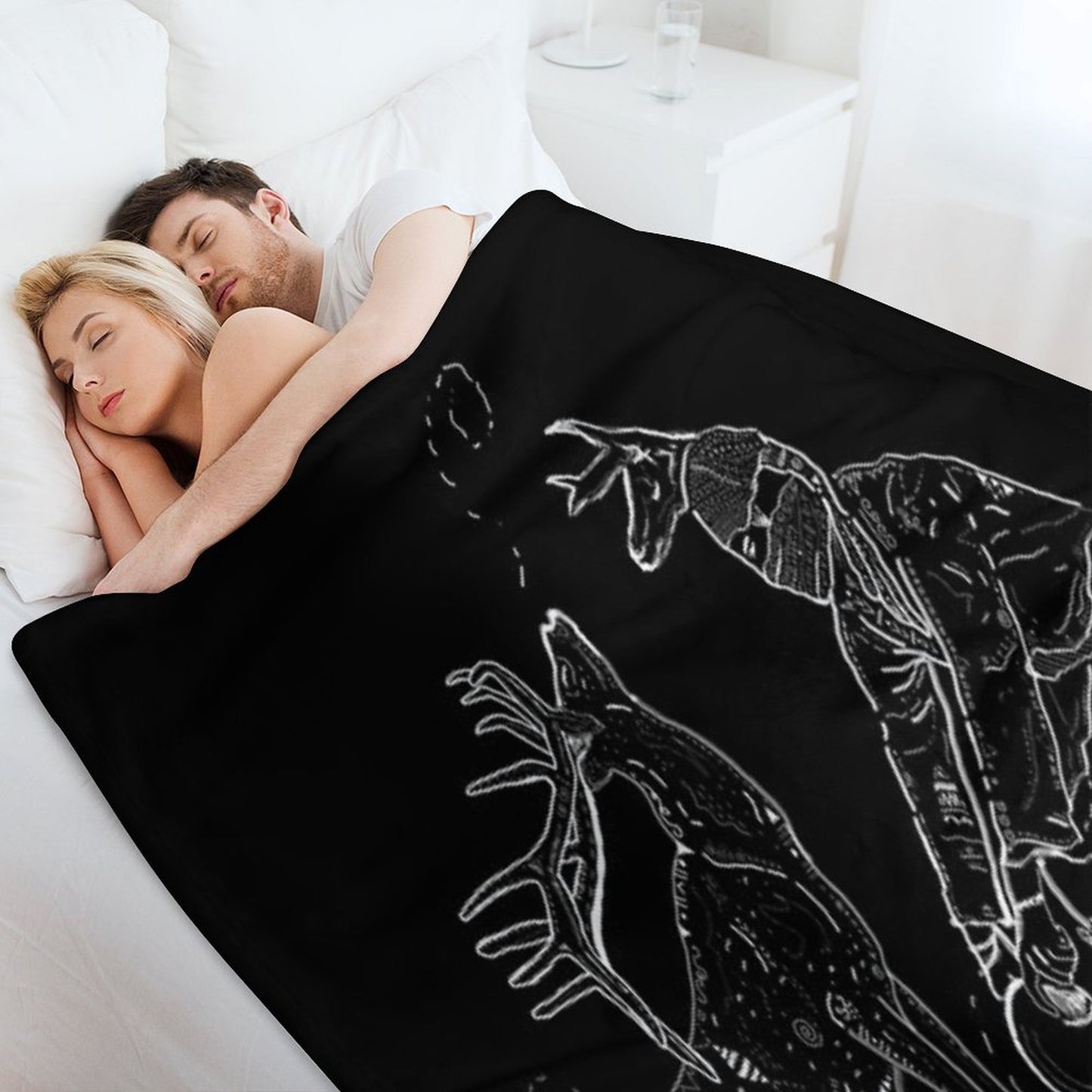 Yaqui Deer Dance Velvety-soft Throw Blanket