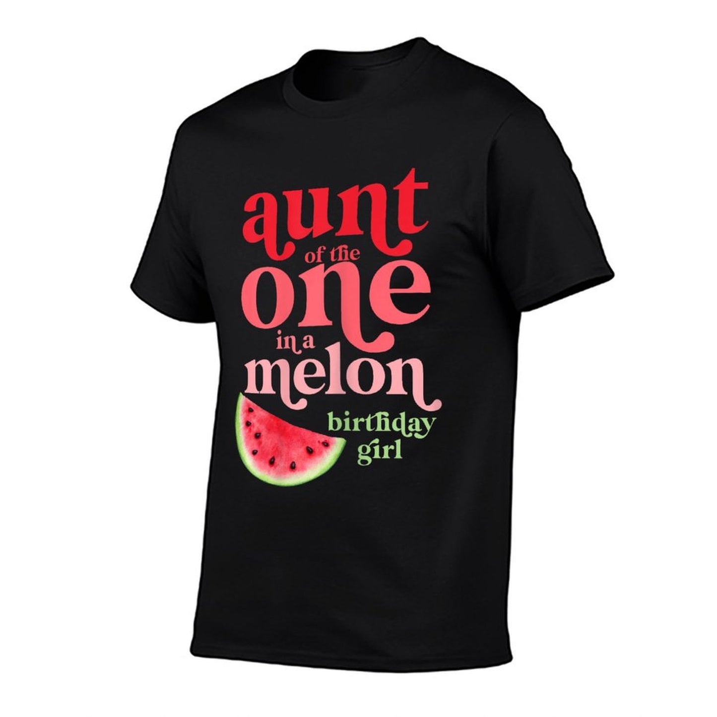 Aunt of The One In A Melon Birthday Girl Watermelon First Durable T-Shirt