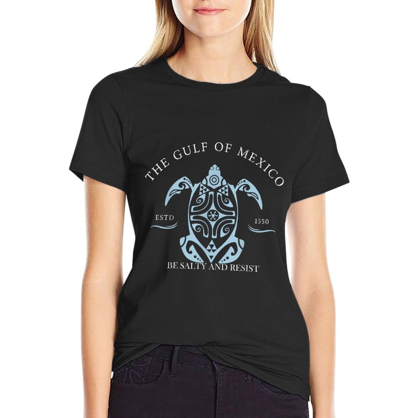 Gulf of Mexico Turtle BE SALTY AND RESIST Affordable Price T-Shirt