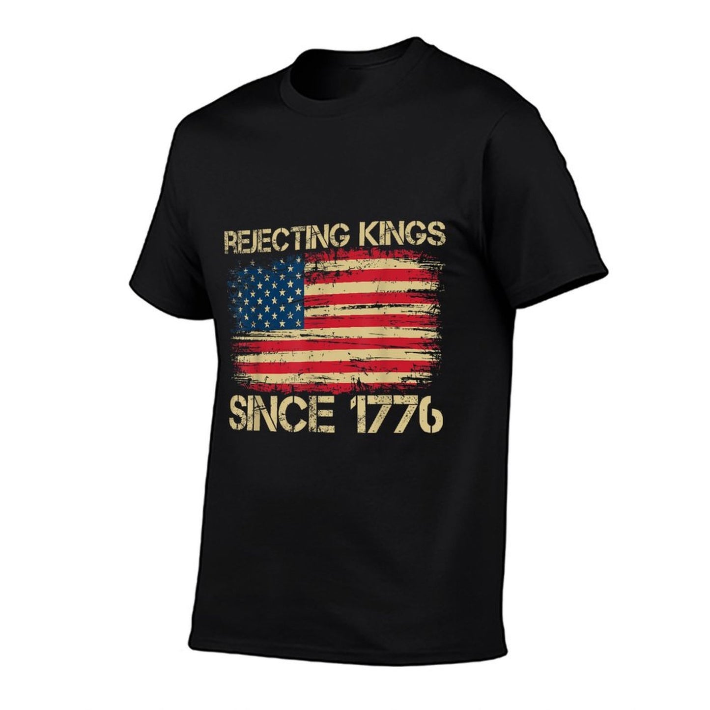 Rejecting Kings Since 1776 American Vintage Eco-friendly Material T-Shirt
