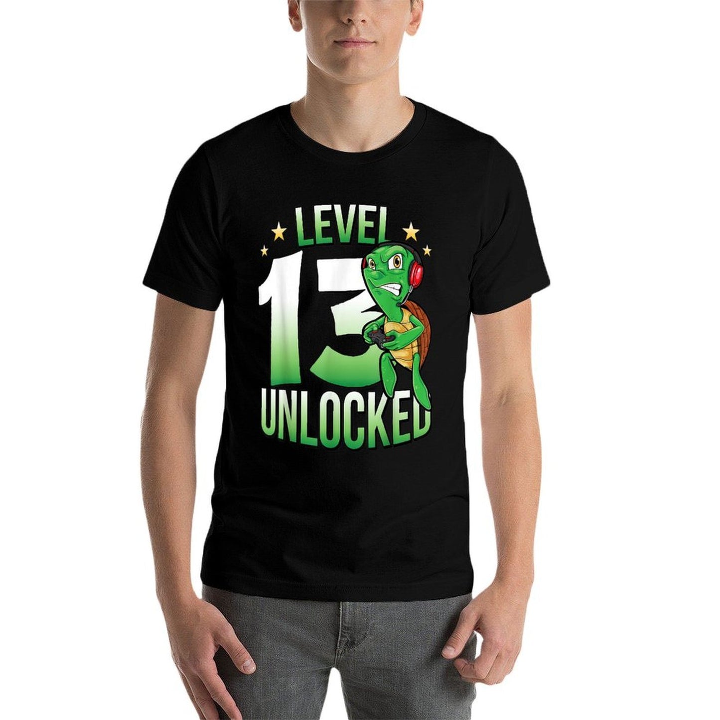 13th Birthday T Turtle 13 Years Old Boys Girls Gift Fade-proof Color T-Shirt