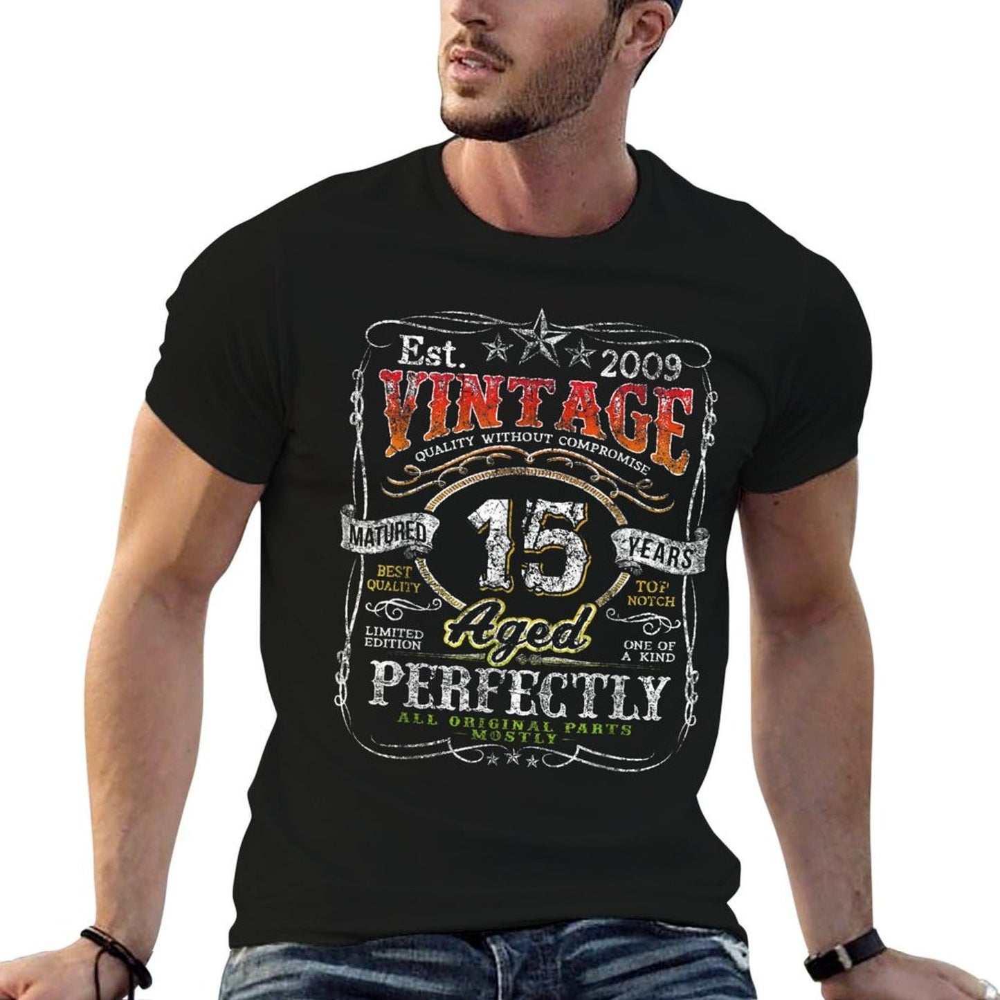 Vintage 2009 Limited Edition 15 Year Old Gifts 15th Birthday Moisture-wicking T-Shirt