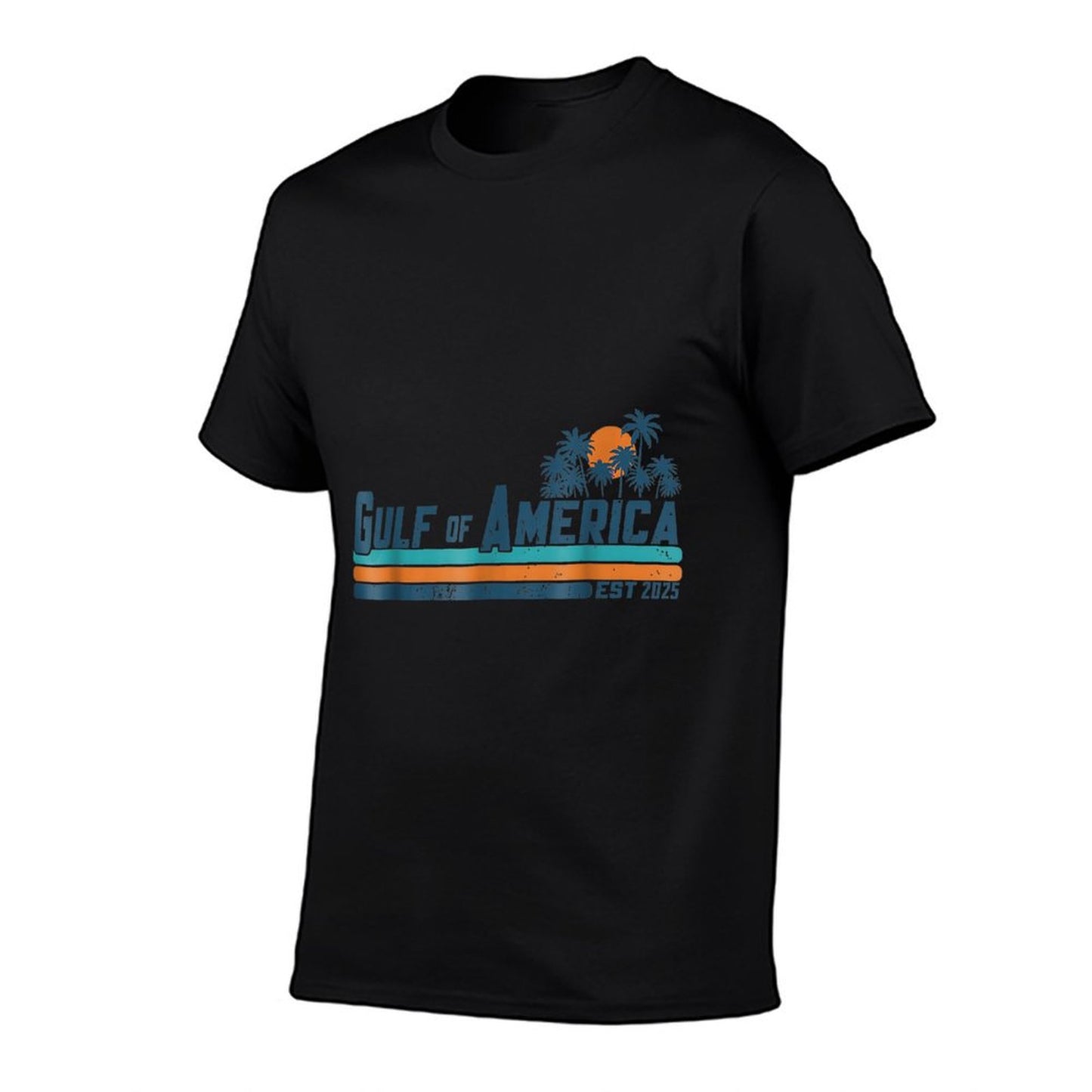 Retro Gulf Of US America 2025 American Flag Gulf Mexico Affordable Price T-Shirt