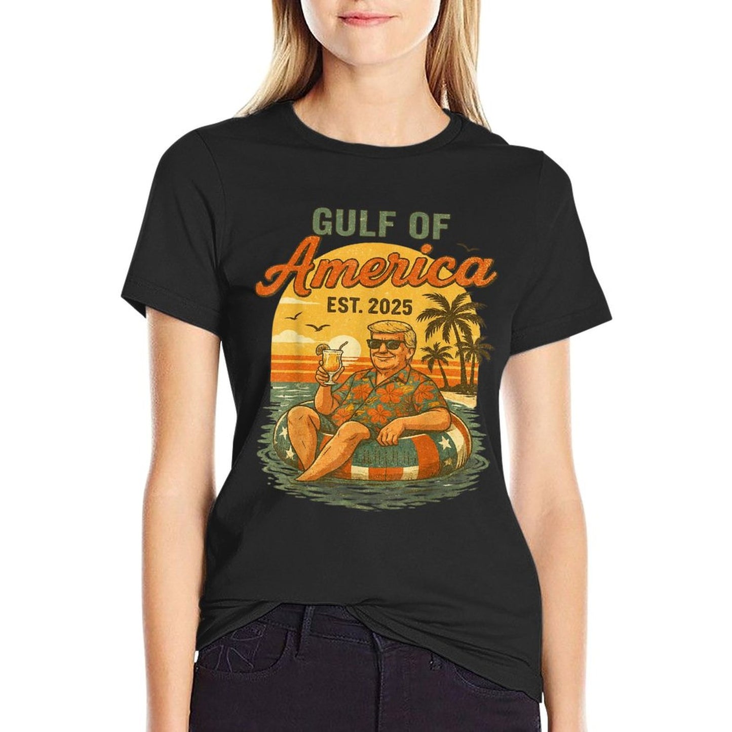 Funny Trump Gulf Of Us America 2025 Trump Merchandise Affordable Price T-Shirt