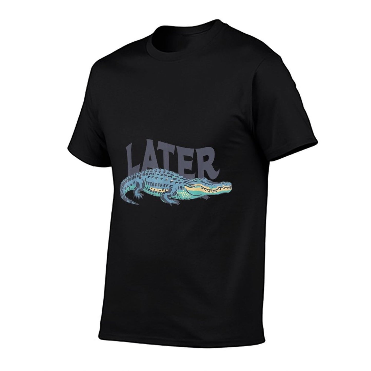 Funny Later Gator Sarcastic Saying Heathered Texture T-Shirt