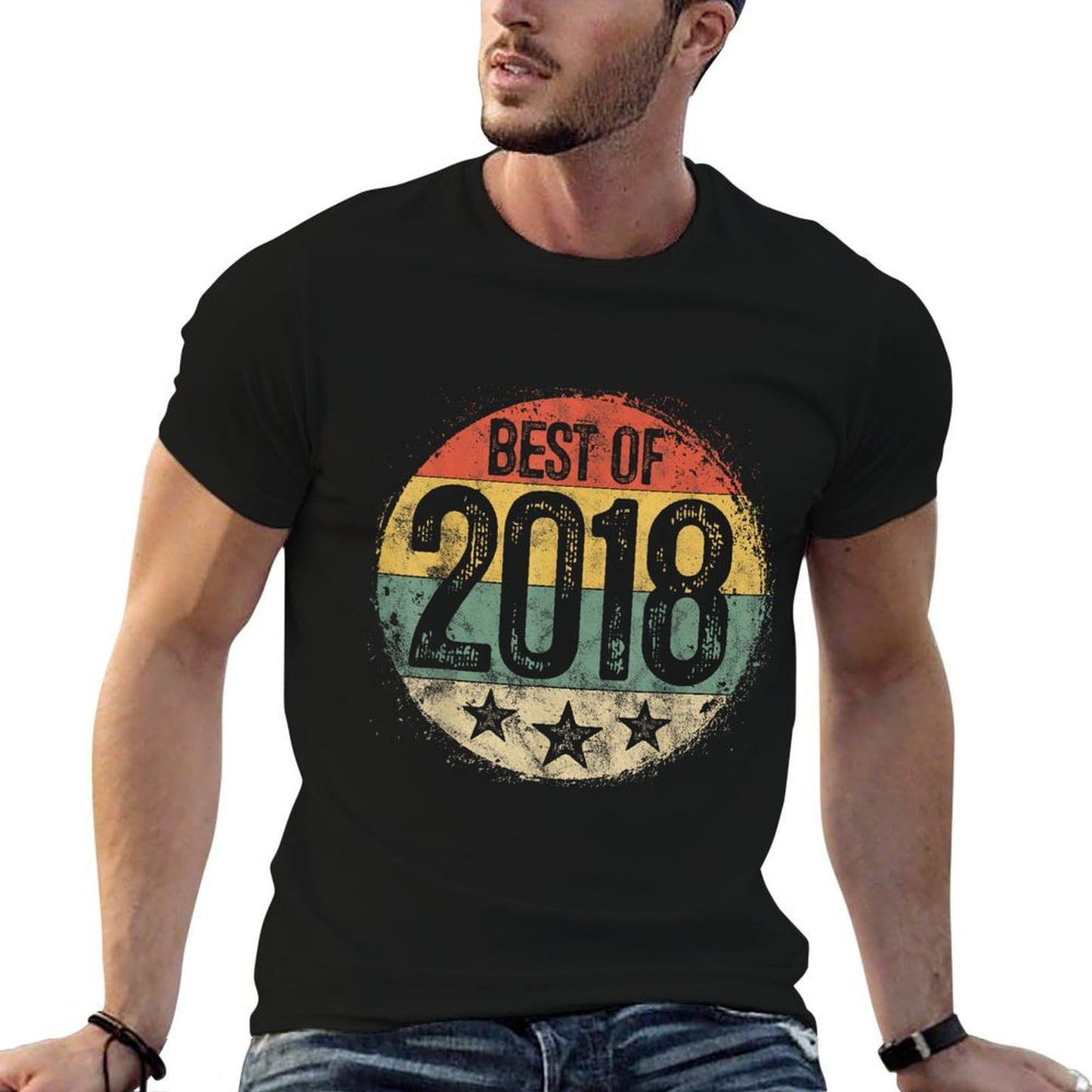 Best Of 2018 7th Birthday Gifts For Boy Girl 7 Year Old Tagless Design T-Shirt